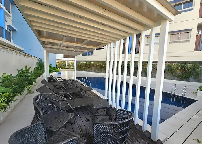 Elegant With Balcony Unit 625 - 6th Floor - Near Ateneo De Cebu - High Speed Internet - Northwoods Place Aparthotel 3*